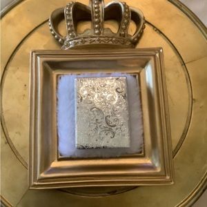 NEW MONICA RICH KOSANN Small Sterling Silver Frame Image Case